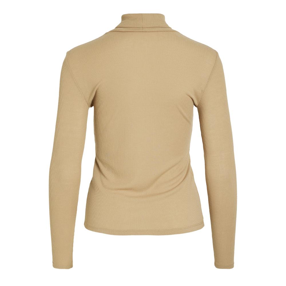 Vila T-shirt Manches Longues Beige Femme Vila Elsea