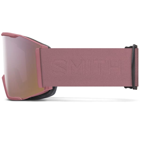 Masque de ski SMITH SQUAD MAG CHALK ROSE CHROMAPOP EVERYDAY ROSE GOLD MIRROR
