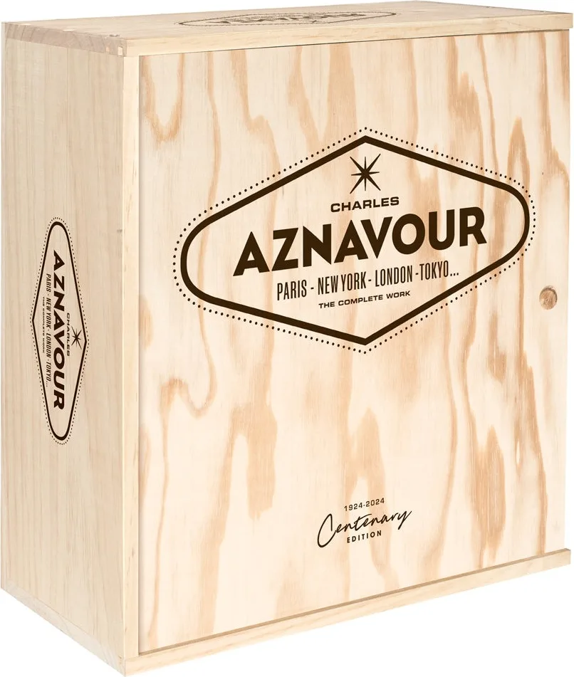 Charles Aznavour - The Complete Work : Centenary Edition Coffret Collector 99 volumes   livret de 60 pages) Disques CD
