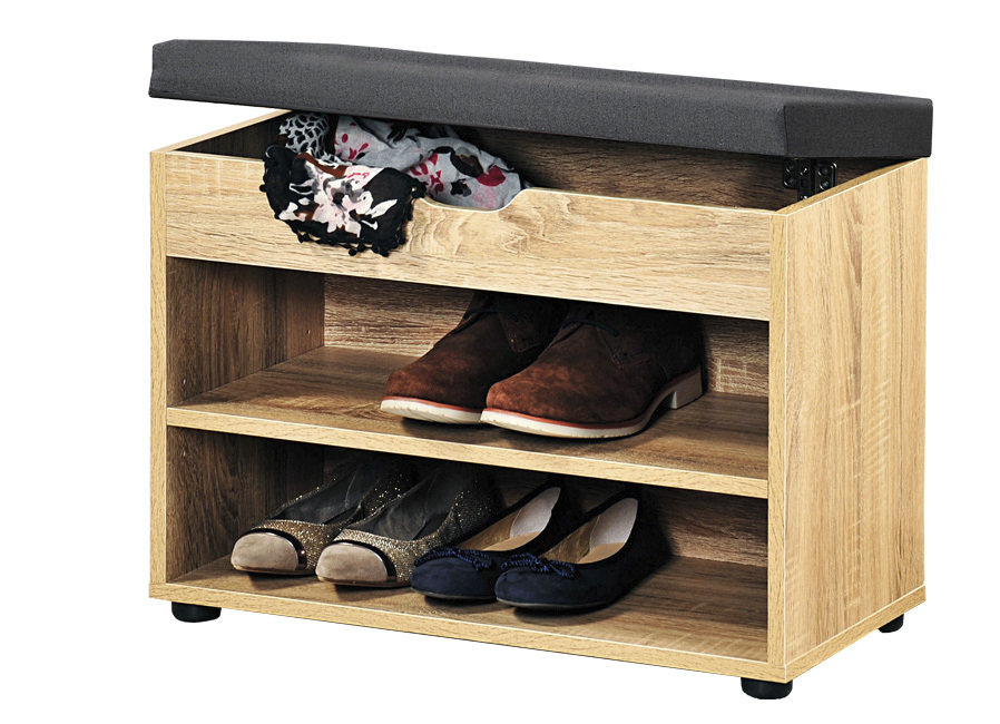 Schuhbank mit Sitzkissen
