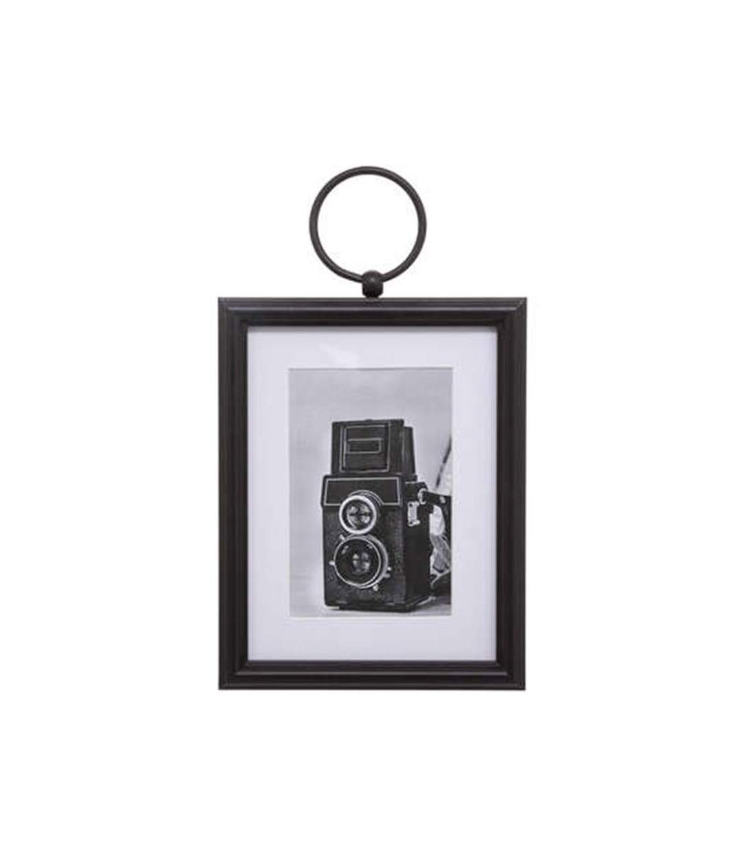 Cadre Photo Vintage Gousset 10x15cm Noir
