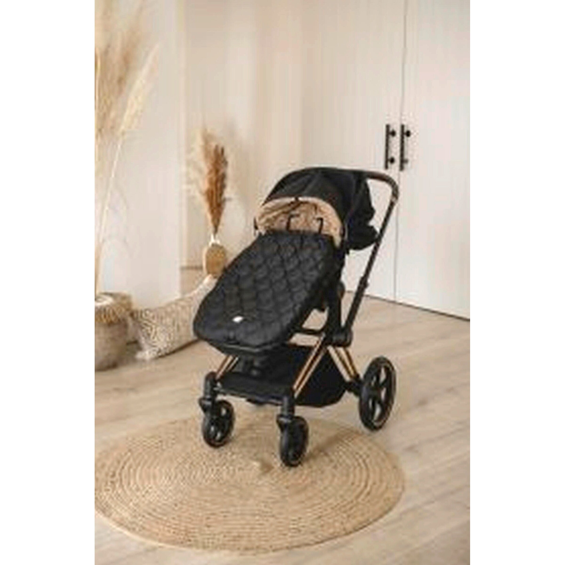 Kaiser Fußsack RECY XL black/light brown