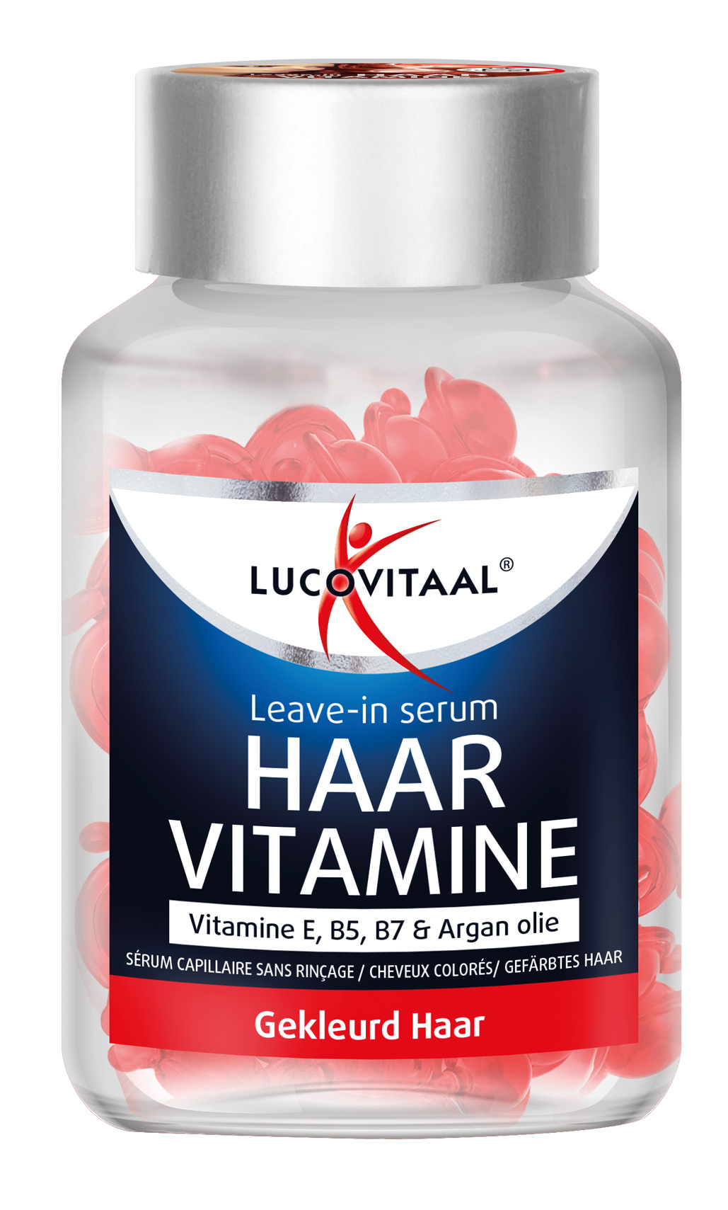 Lucovitaal Leave-in Serum Vitamine – Gekleurd Haar (25 twist capsules)