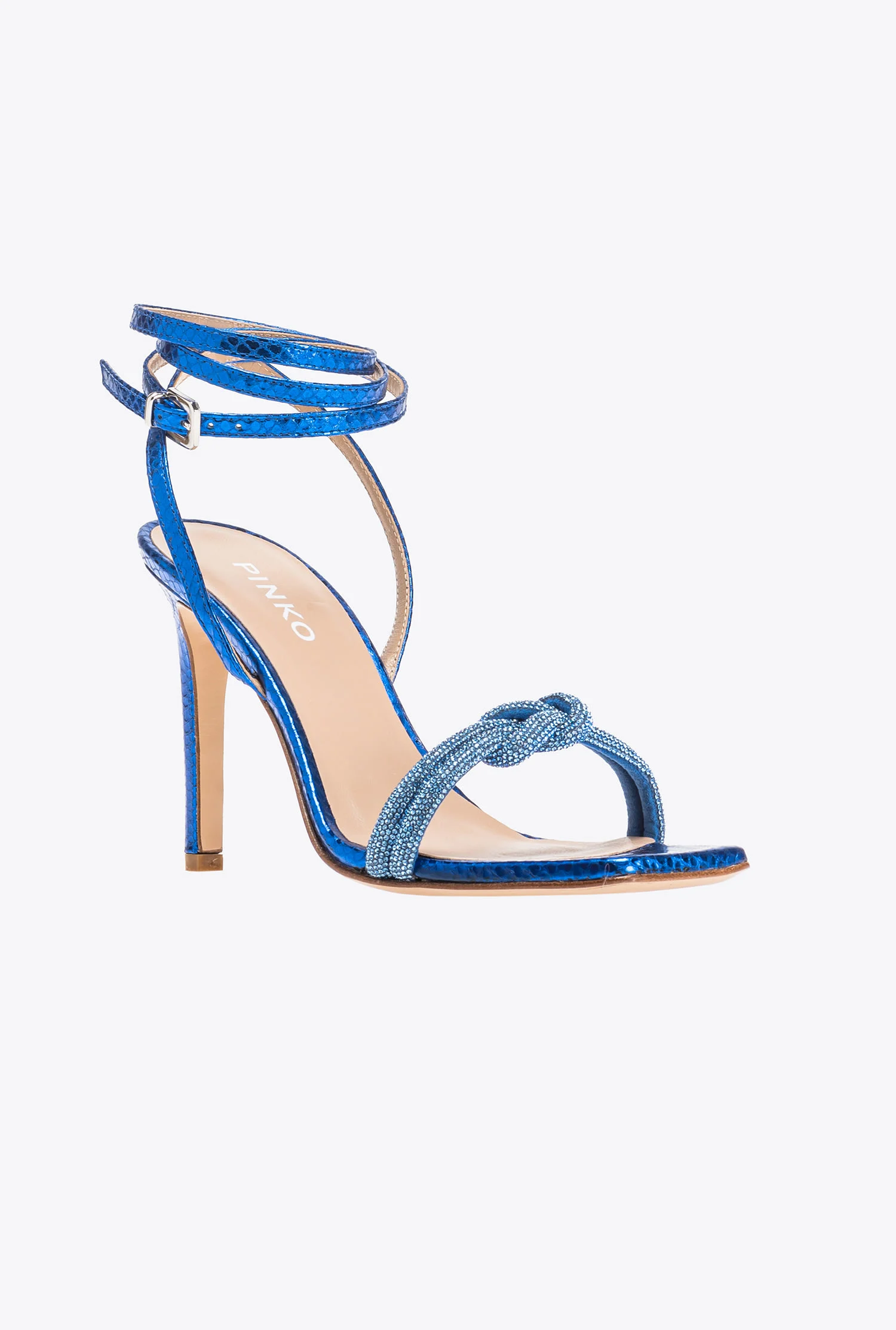 Sandales avec noeud | Bleu