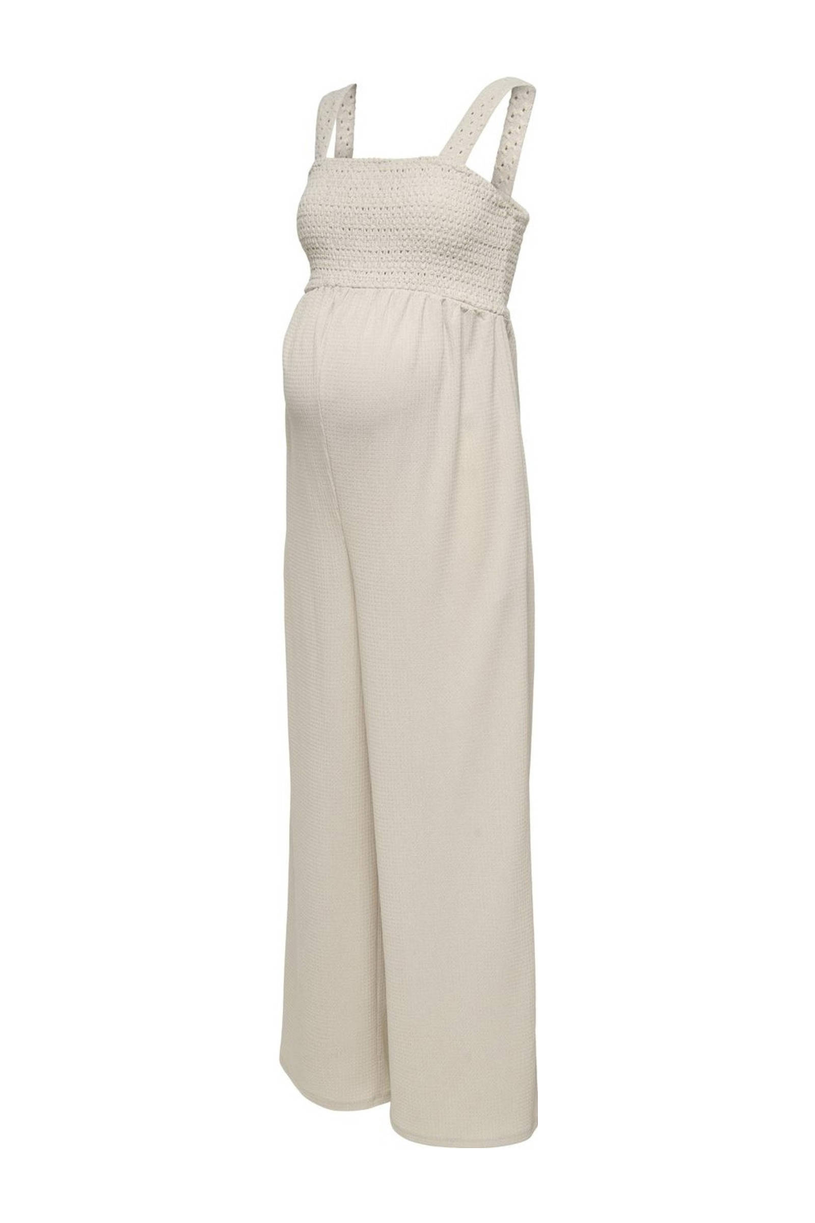 ONLY MATERNITY zwangerschapsjumpsuit OLMELISE beige