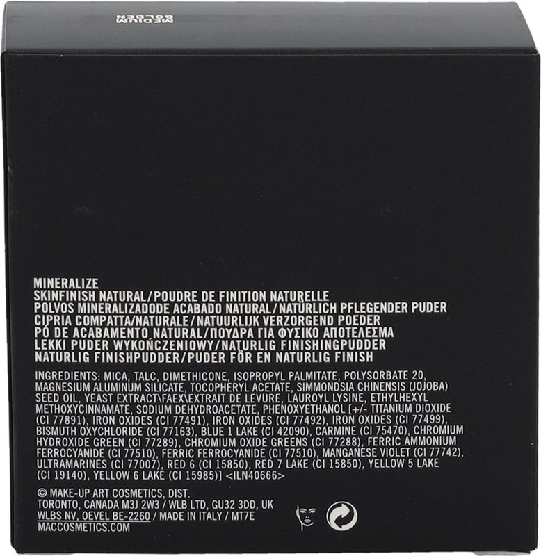 MAC Cosmetics Mineralize Skinfinish Natural - Medium Golden