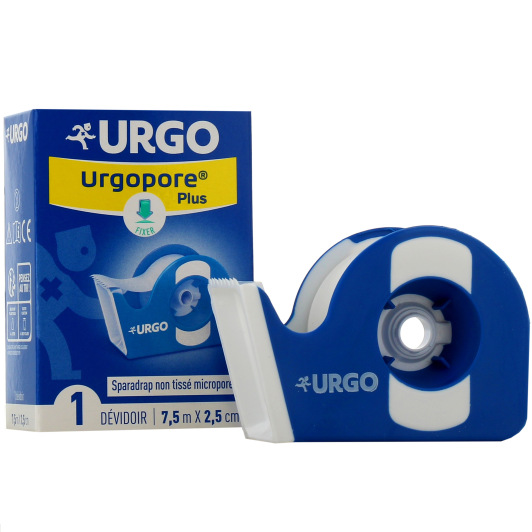 Sparadrap non tissé microporeux et hypoallergénique Urgopore