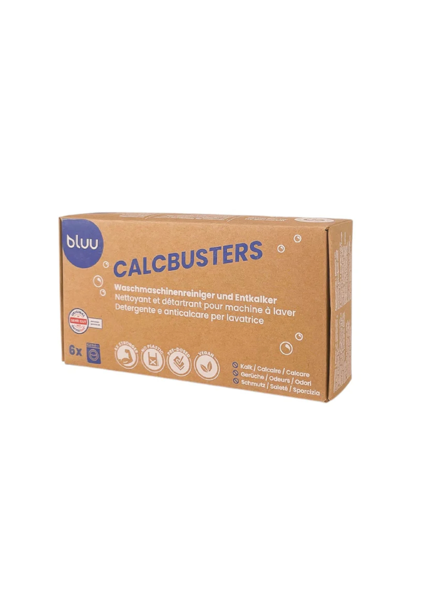 bluu Calcbusters Waschmaschinenreiniger & Entkalker 6 Stk.