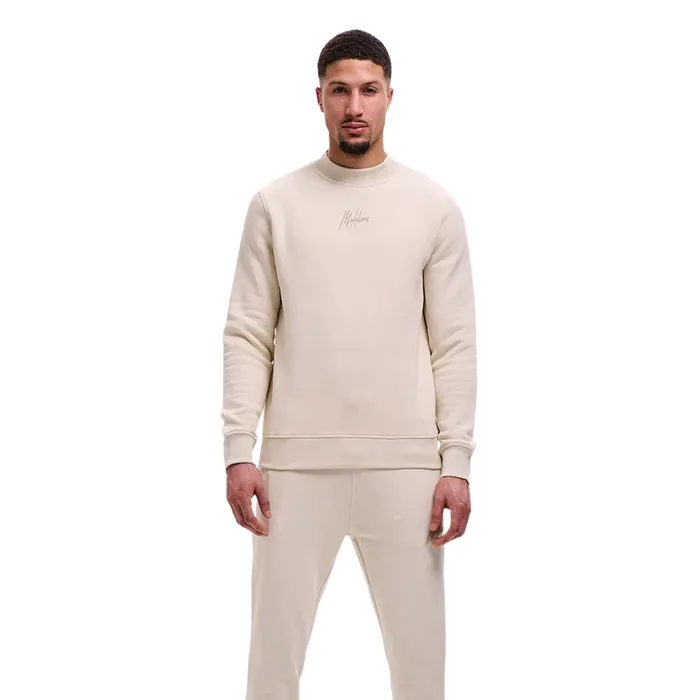 Malelions Striped Signature Sweater Heren