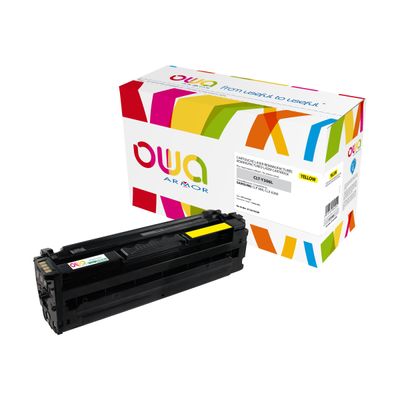 Cartouche laser compatible Samsung CLT-506L - jaune - Owa K15670OW