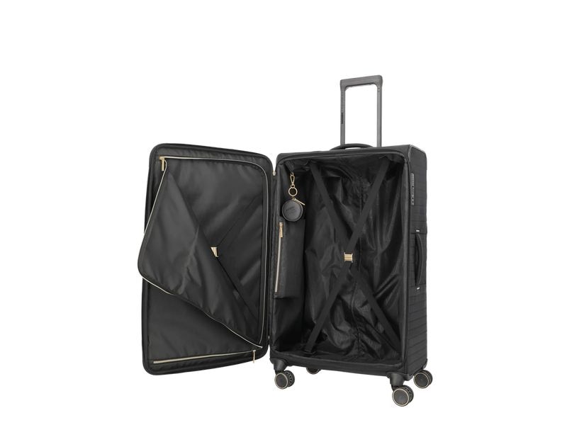 travelite Barbara Stepp Trolley L Schwarz Reisekoffer