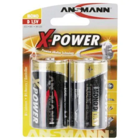 Ansmann Alkaline Batterie X-Power Mono D, 2 Stück