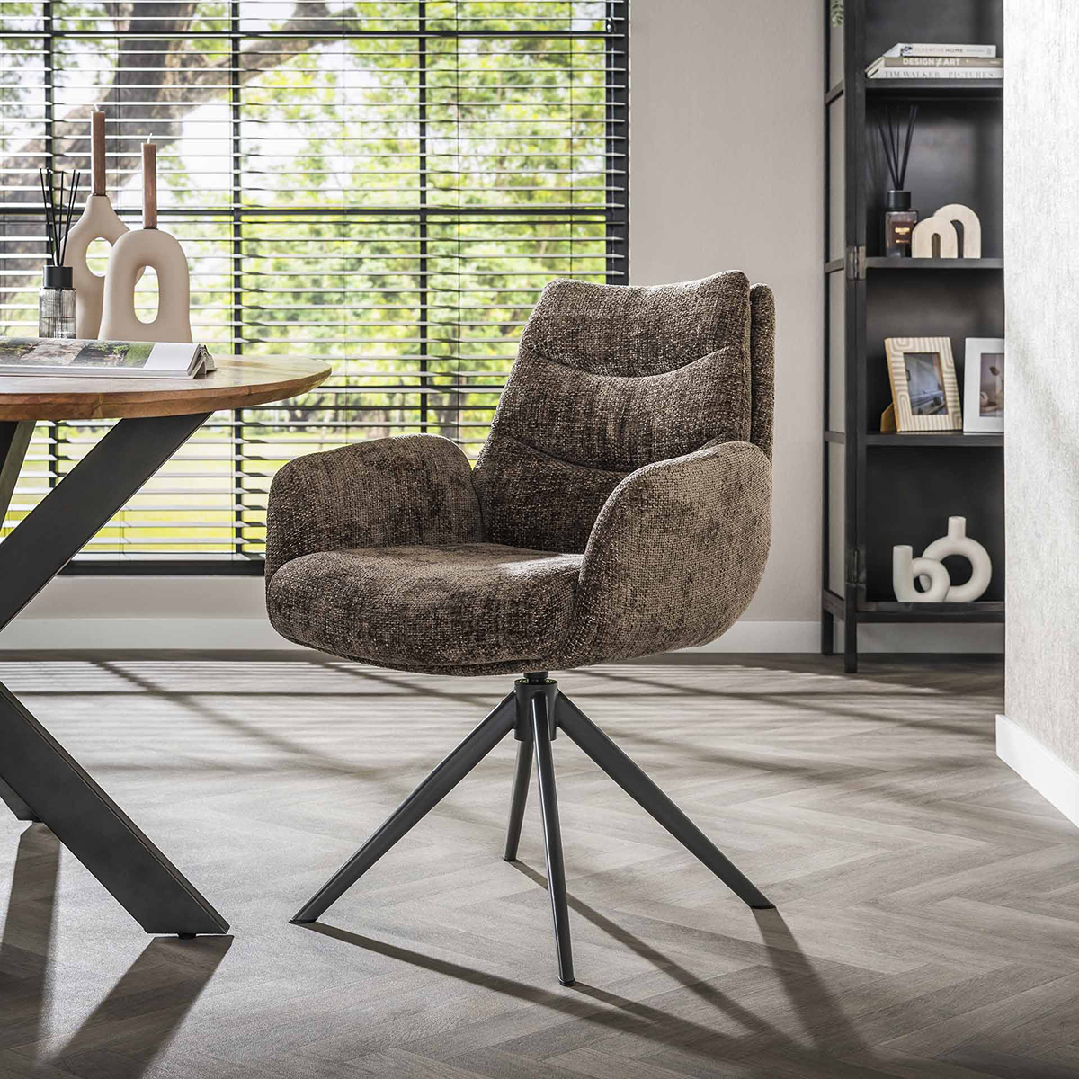 Draaistoel Pasja Taupe