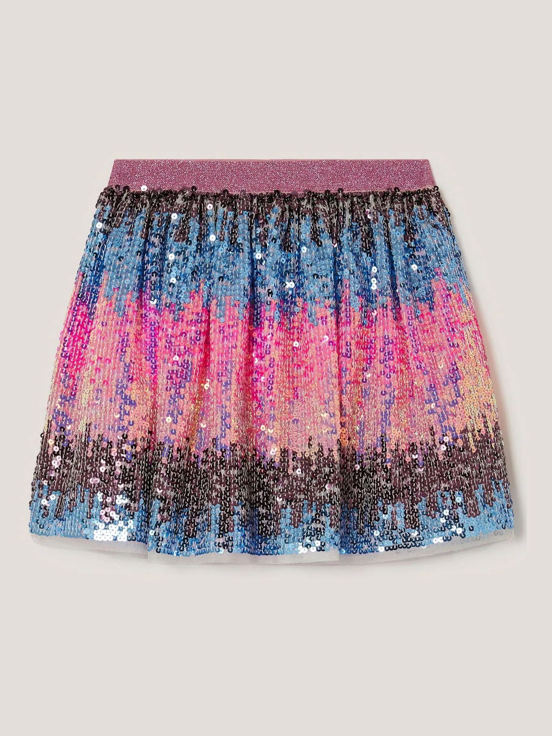 Monsoon Ombré Sequin Skirt