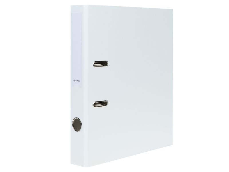 office focus Ordner A4 4 cm, Weiss A4-Ordner mit Rückenschild und Griffloch