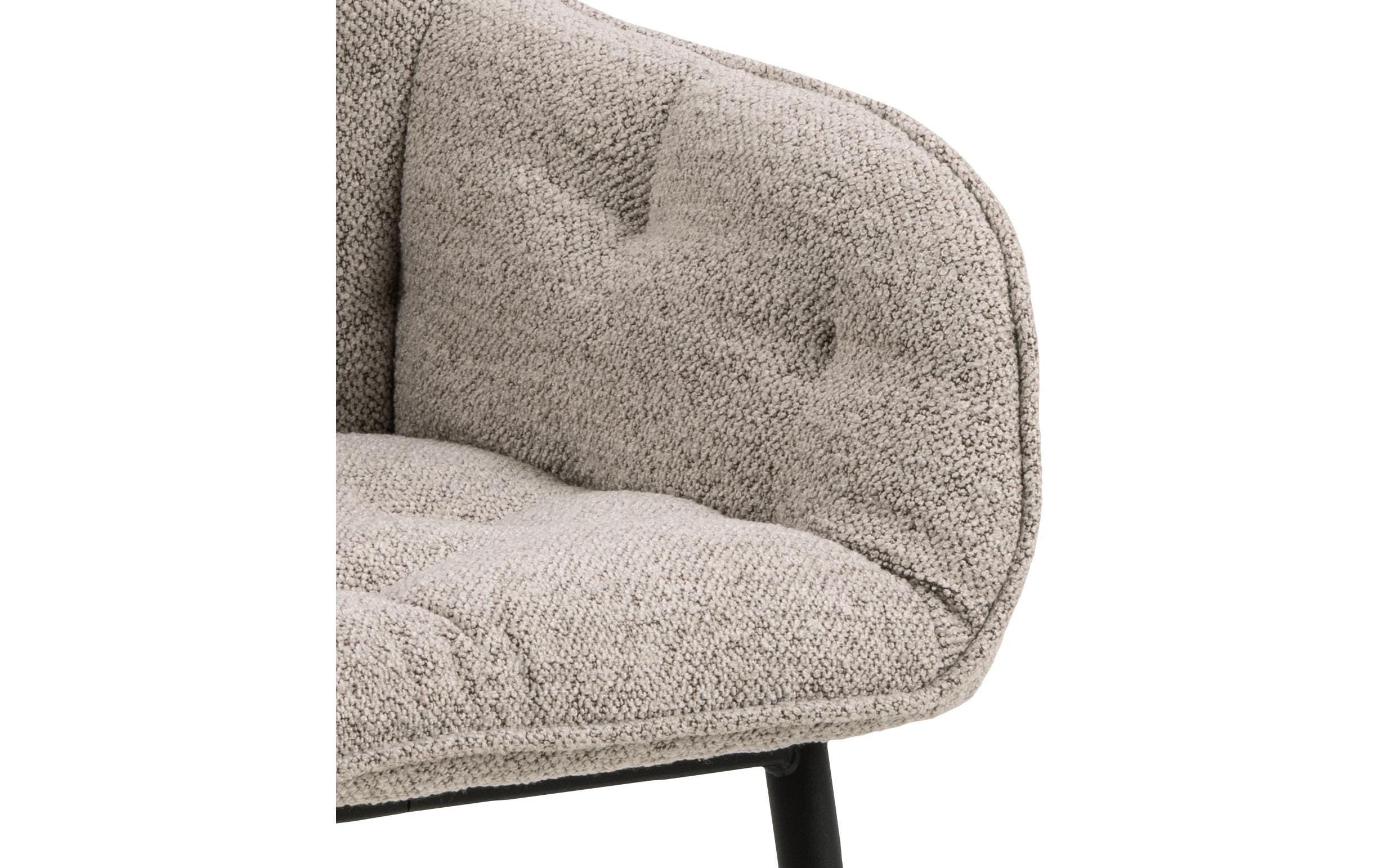 Stuhl Brooke Monza1, 2 Stück, Beige<br>Esszimmerstühle mit Armlehne