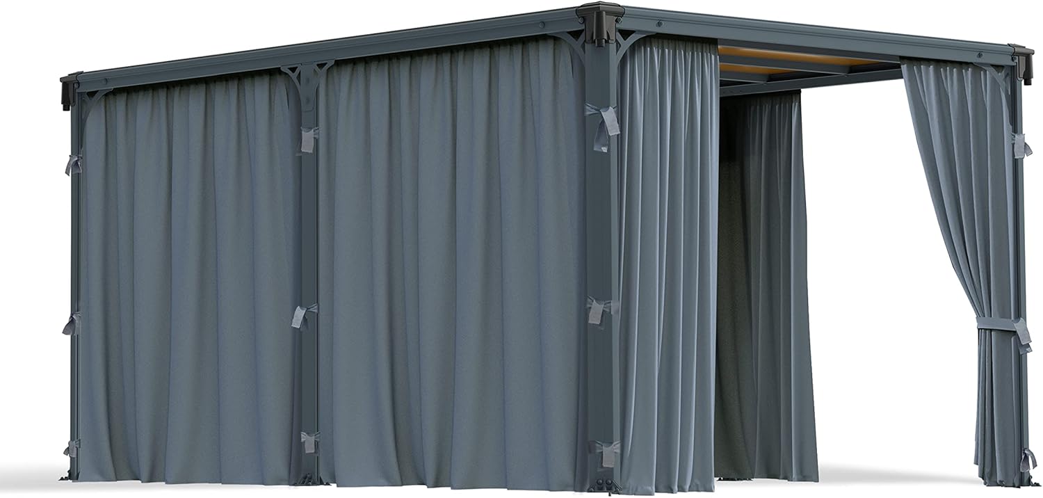 Canopia by Palram Vorhangset für Gartenpavillon Milano 4300 und Martinique 5000