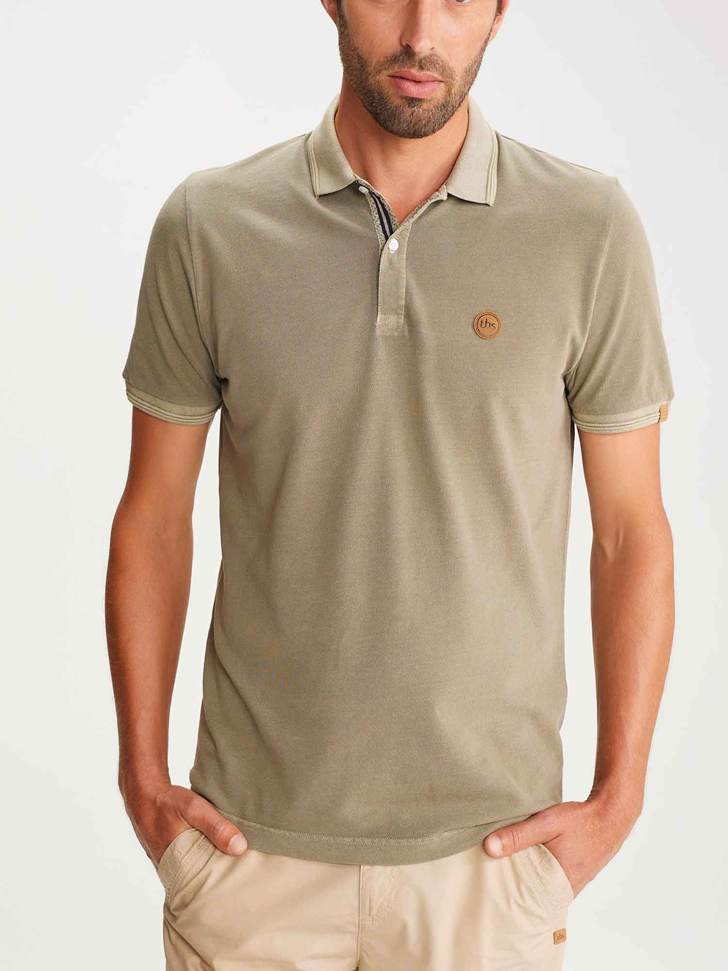 Polo Homme Manches Courtes Kaki
