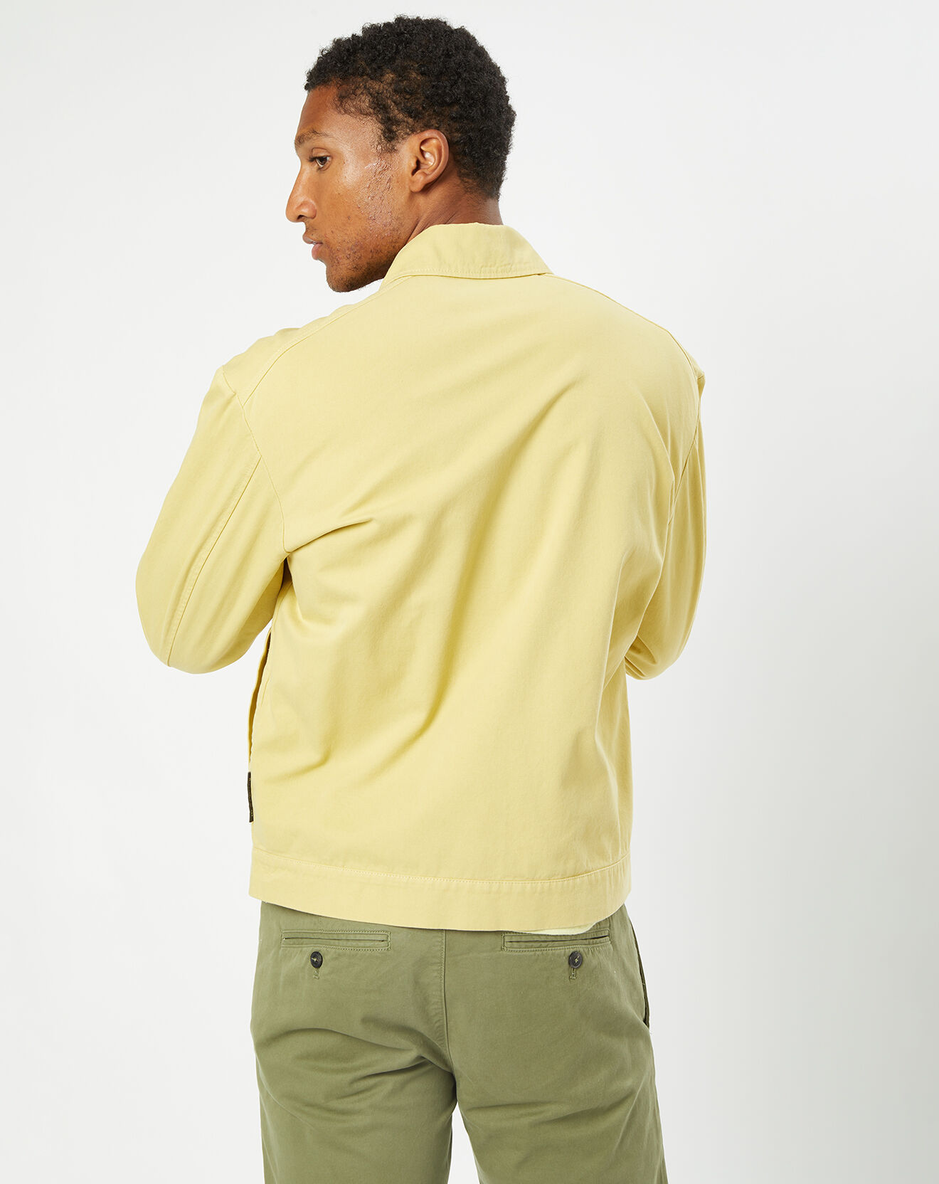 Marc O'Polo Blouson Coton Organic Double Poche jaune clair