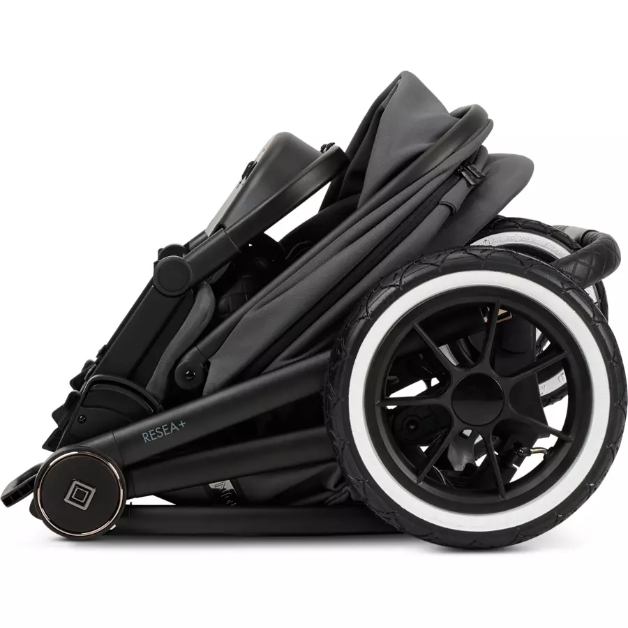 MOON Kombikinderwagen Resea Edition+ anthrazitblack matt