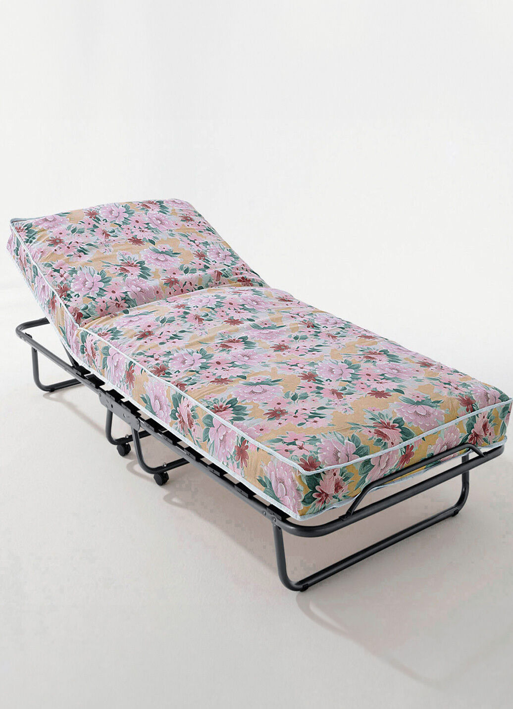 Gästebett mit Lattenrost und 4 Rollen