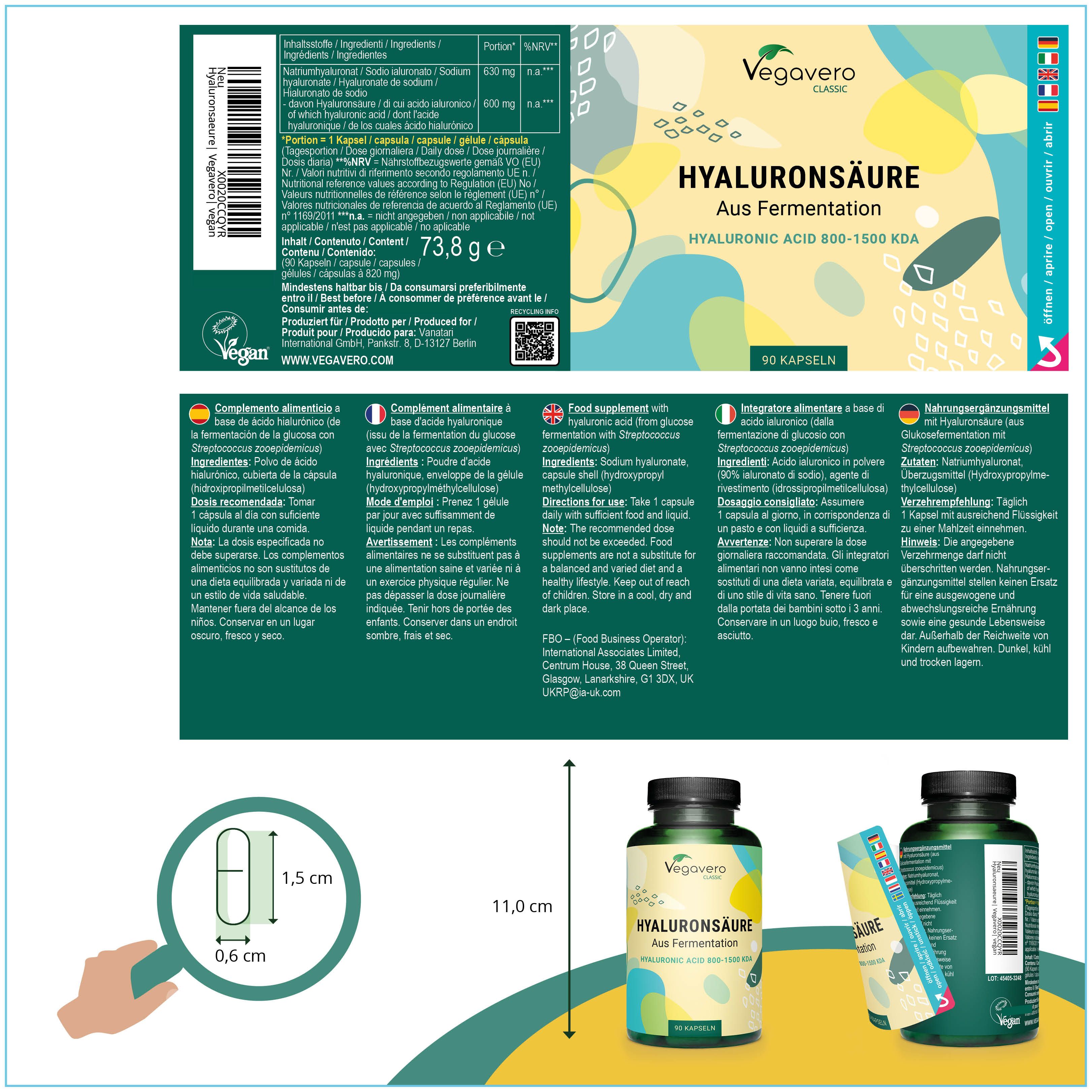 VEGAVERO Hyaluronsaeure