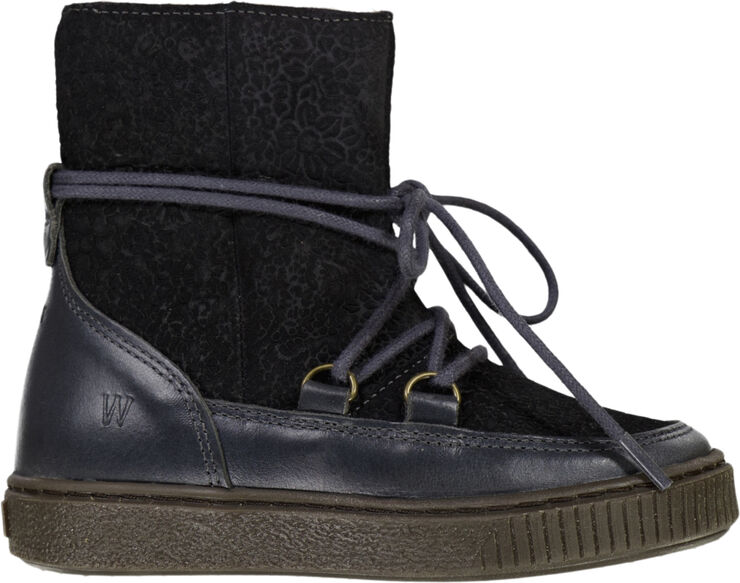 Wheat Kaya Tex Snøre Støvle Black granite