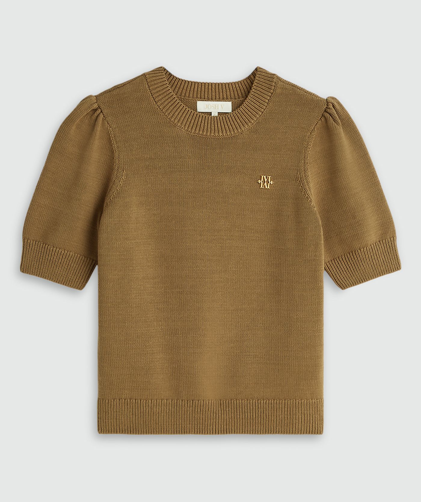 JV-BRENT fitted sweater - khaki