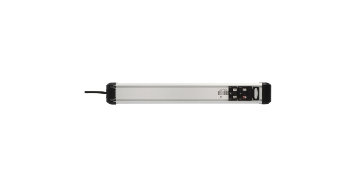 BrennenstuhlPremium-Alu-Line stekkerdoos 10-voudig schakel stekkerdoos  (Zwart/zilver)