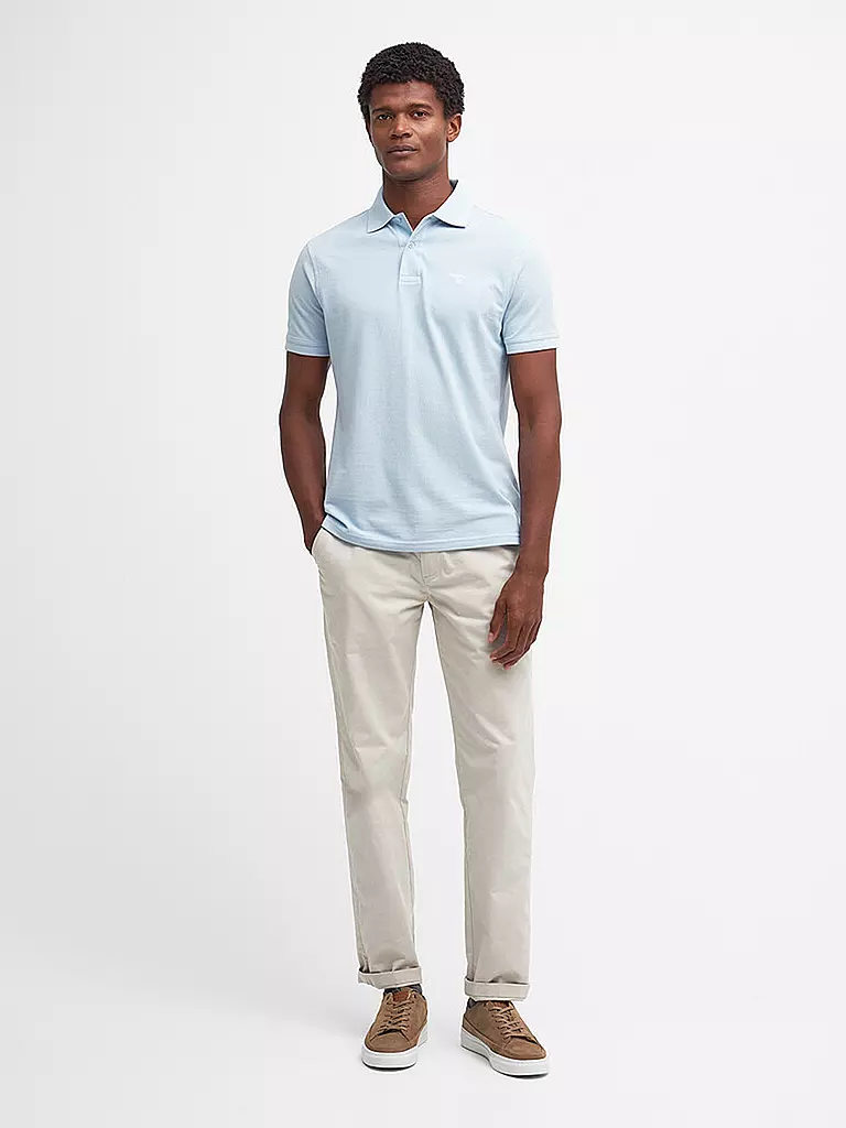 BARBOUR Poloshirt hellblau