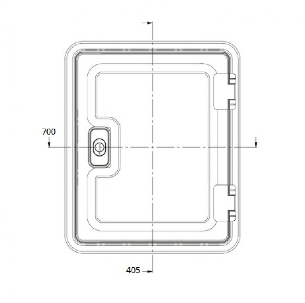 Dometic SK4 70 x 40,5 cm serviceluik