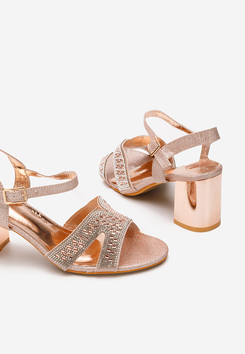 Sandales élégantes femme champagne Sonya