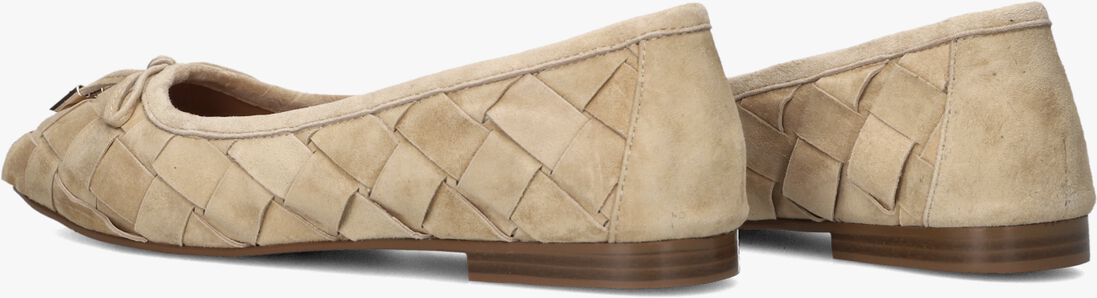 beige stefano lauran ballerina's tb24049