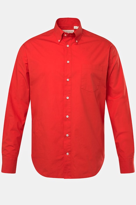 JP AWARE Hemd, Langarm, Buttondown-Kragen, GOTS zertifizierte Biobaumwolle