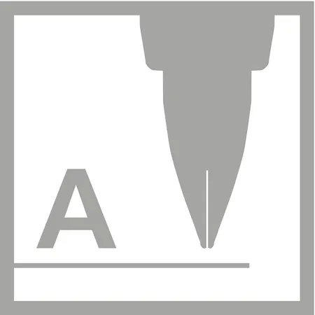 Rechtshänder-Griffstück für ergonomischen Schulfüller mit Anfänger-Feder A - STABILO EASYbirdy in beere/pink