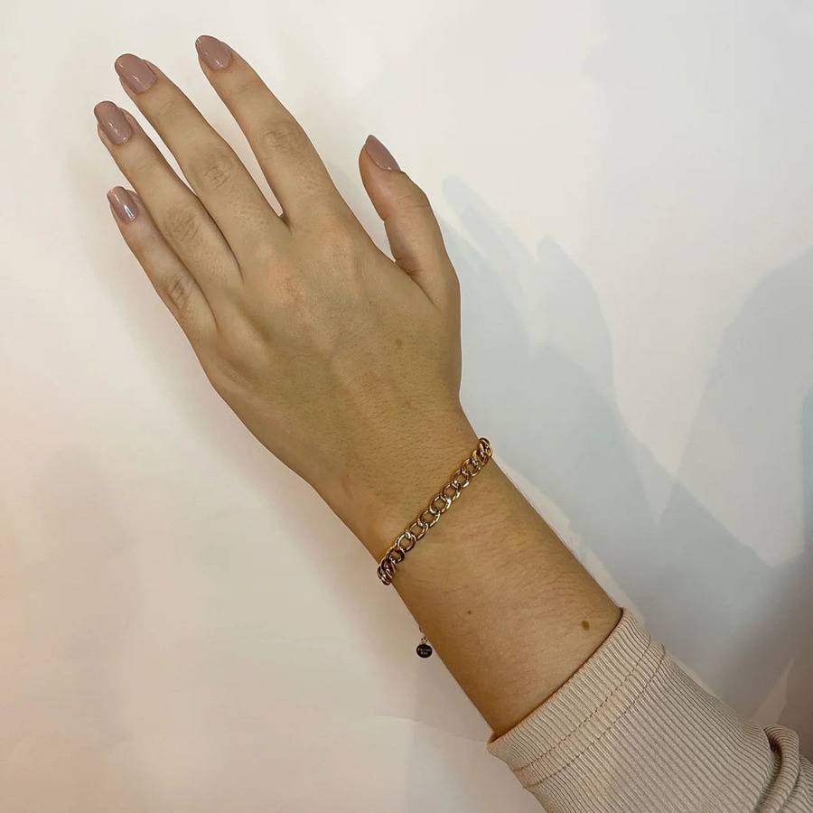 Sistie2ND Panzer Bracelet Gold Plated 17cm