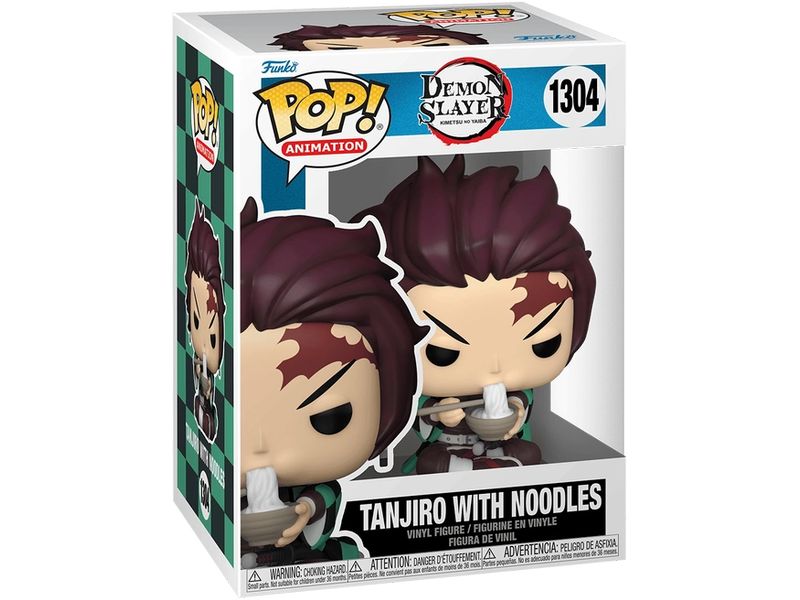 Funko Figur POP! Demon Slayer: Tanjiro Kamado with Noodles Sammelfigur aus dem Demon Slayer-Universum