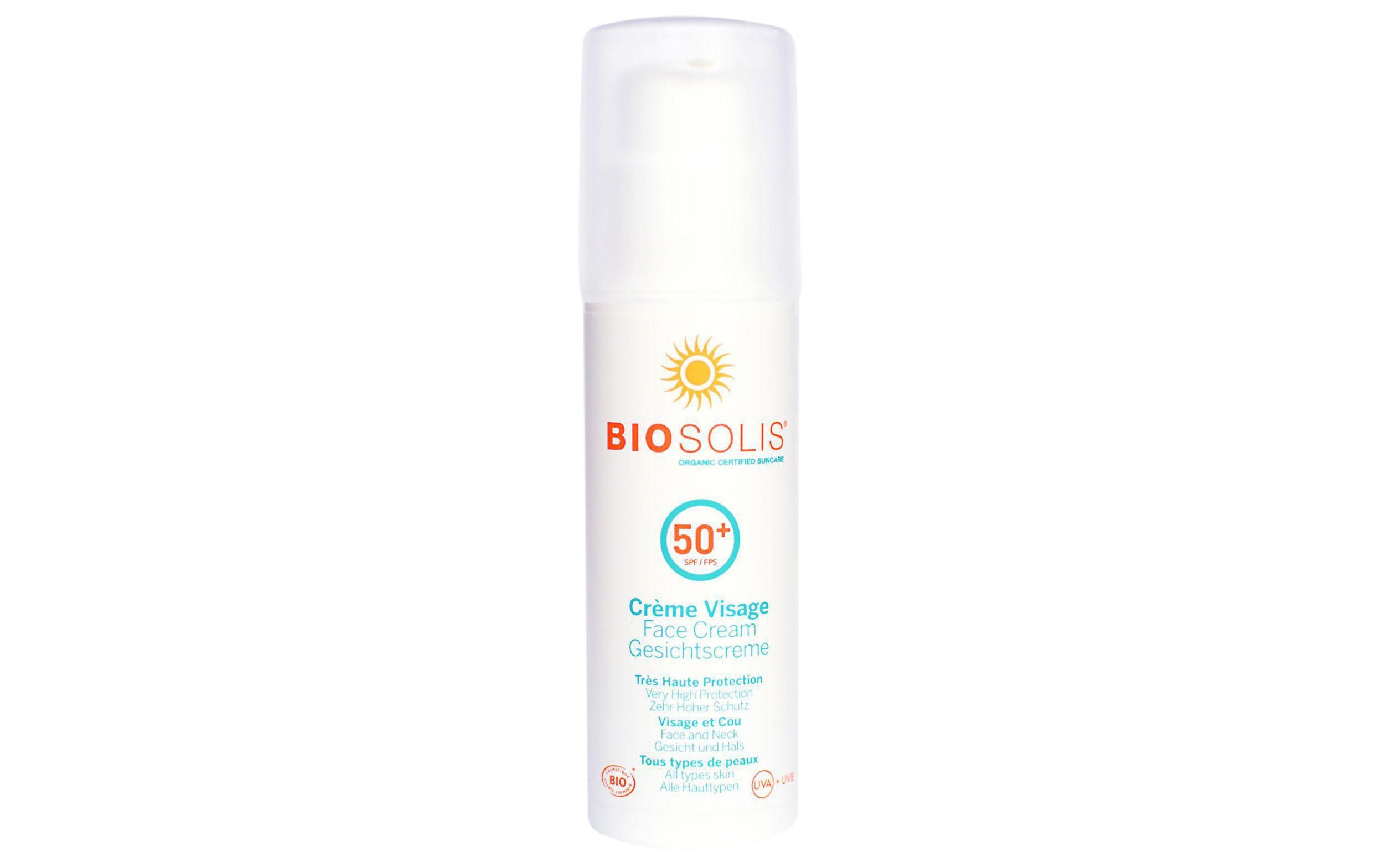 Sonnencrème Gesicht LSF 50 50 mlNatürliche Sonnencrème fürs Gesicht