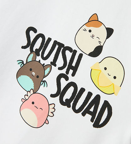 Name It T-Shirt - NkfMomi Squishmallows - Bright White