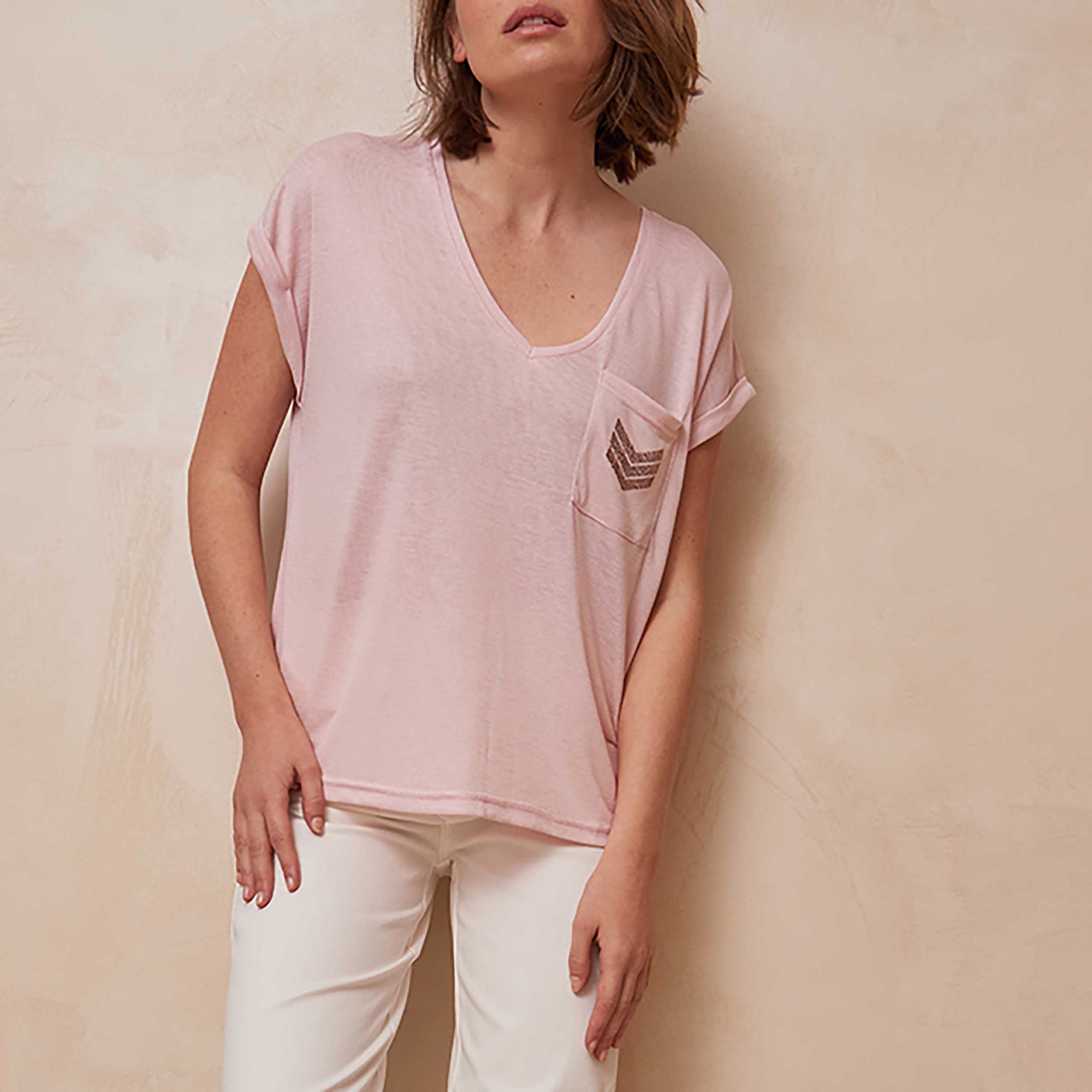 T-shirt Femme rose