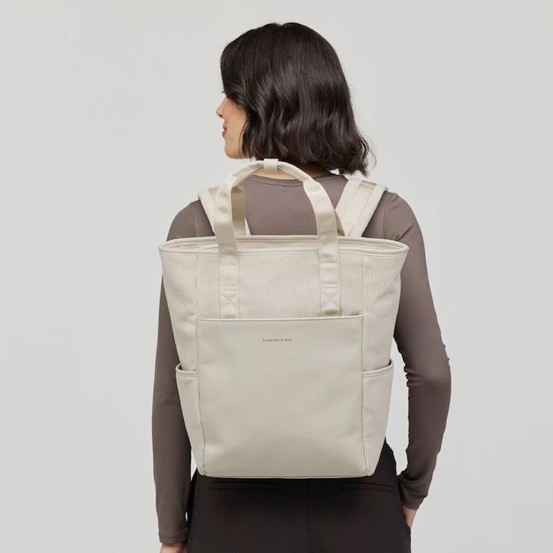Kapten & Son Lindby Rugzak Cord Sandstone