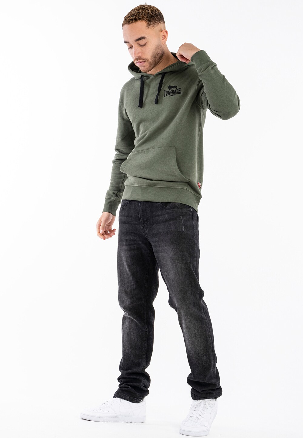 Lonsdale Herren Kapuzensweatshirt normale Passform MAYWICK