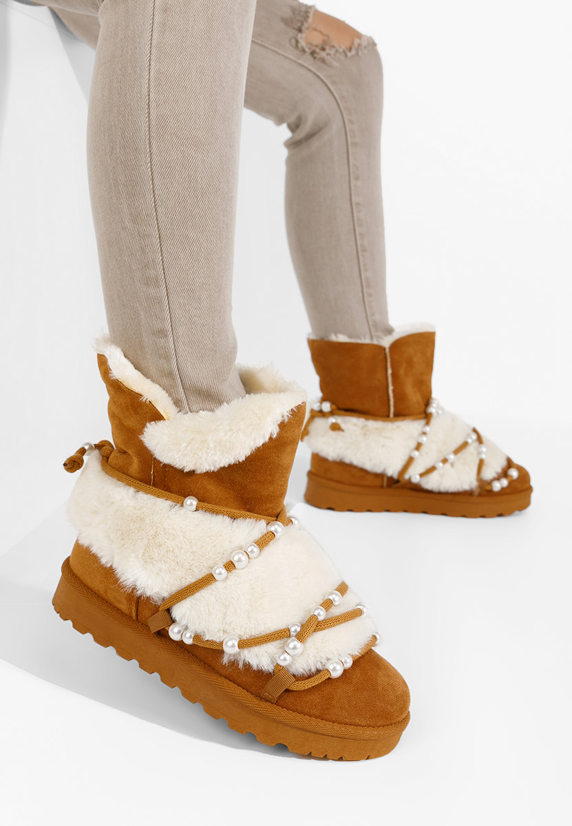 Bottes de neige femme chameau Belvia