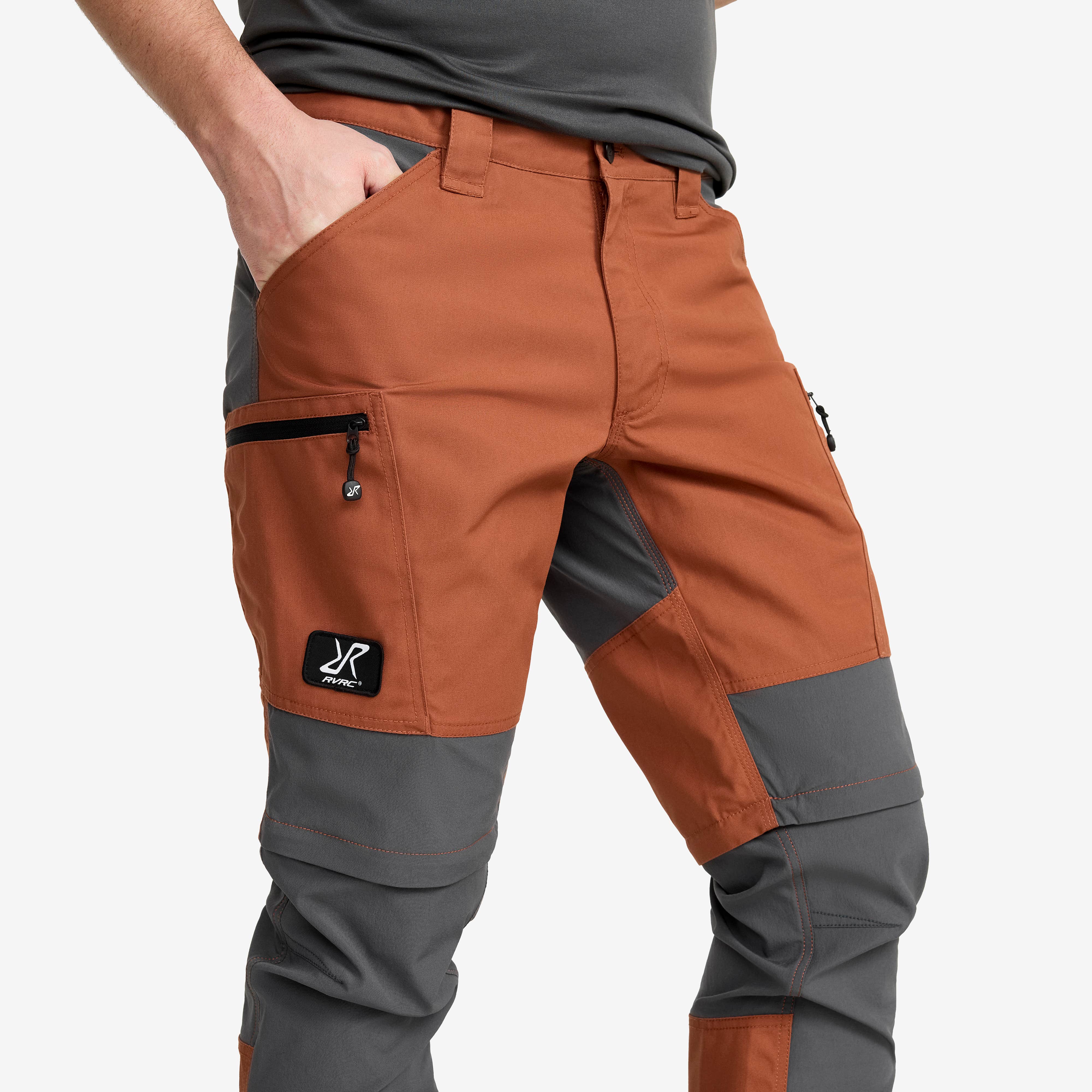 Nordwand Pro Zip-off Pants Herre Dusty Orange/Magnet