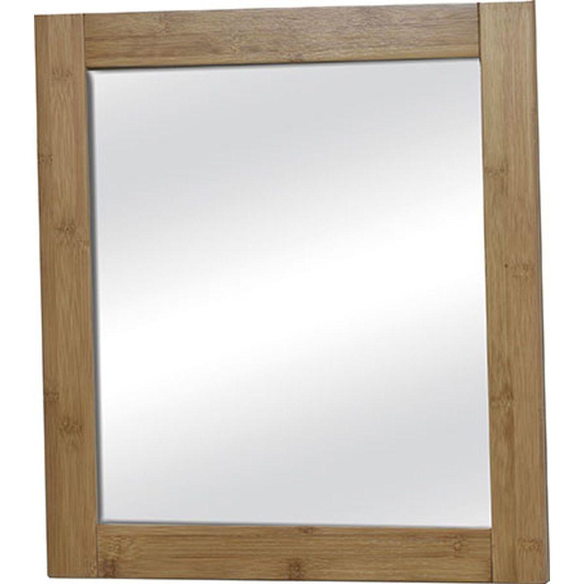 MIROIR BAMBOU ET MDF  MAHE