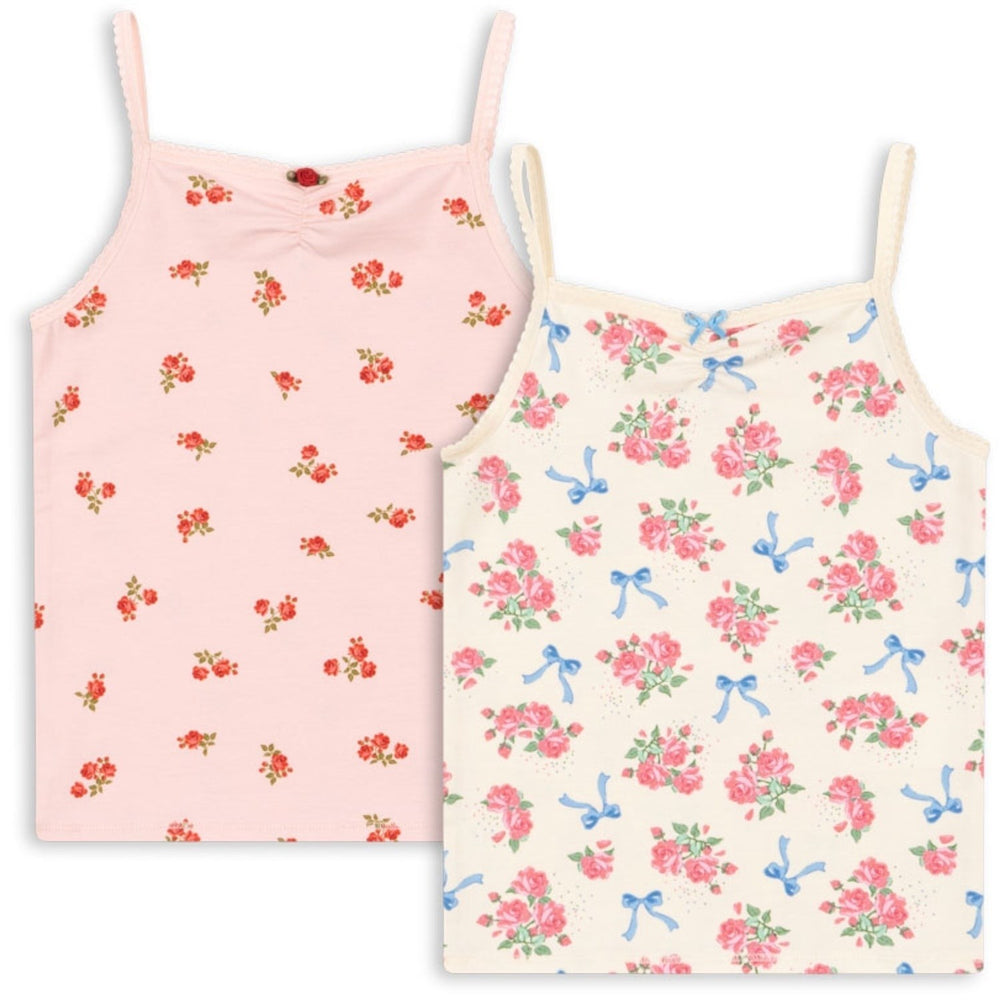 Køb Konges Sløjd Bella Rosita/Rosa Pink Basic 2 Pak Strop Top GOTS