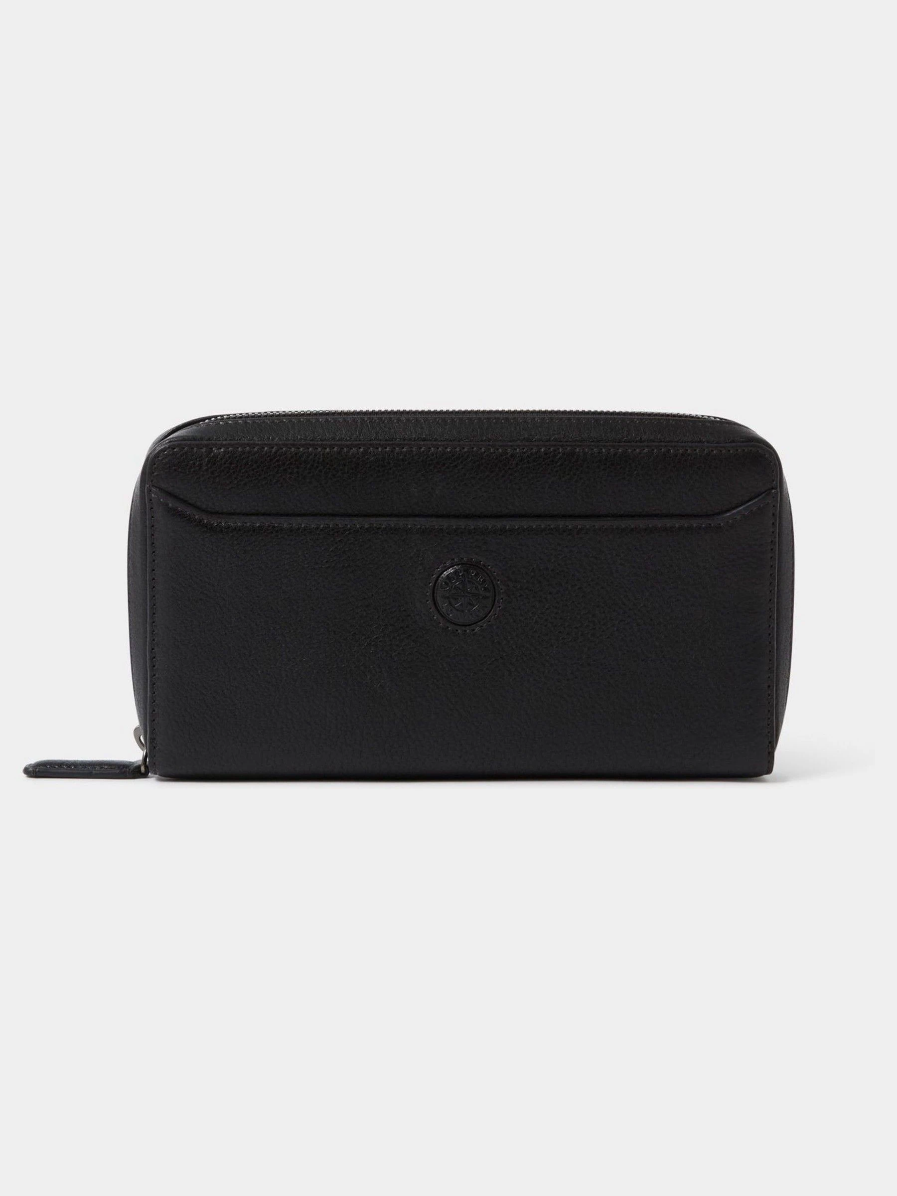 Osprey London - The Compass zwarte leren reisetui