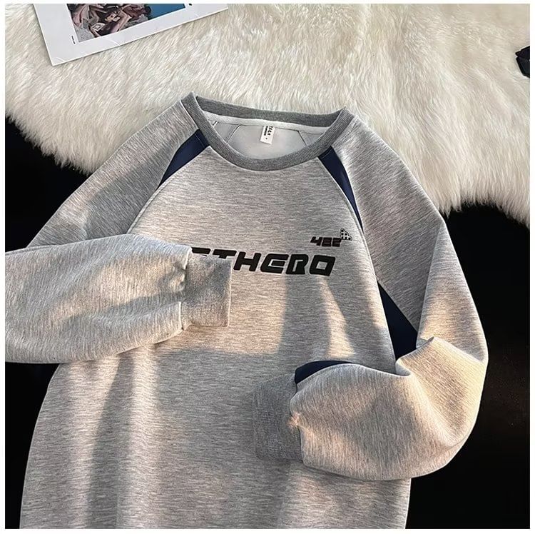 Mimiyox - Sweatshirt met raglanmouwen en ronde hals en letters