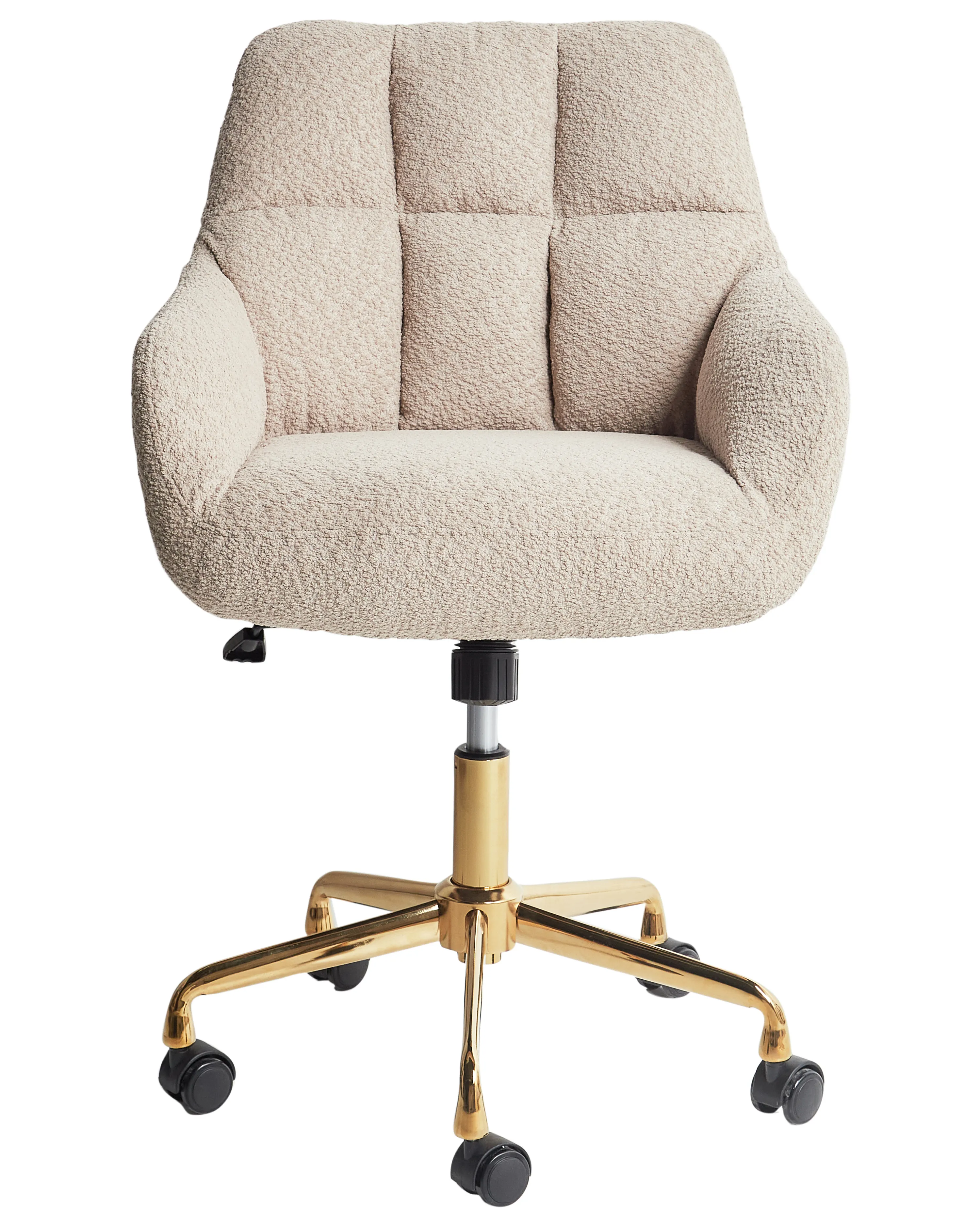 Bureaustoel PALMDALE Bouclé Beige
