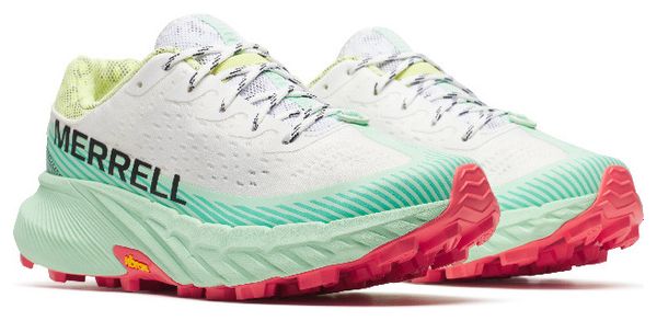 Chaussures de Trail Merrell Agility Peak 5 Vert/Blanc Femme